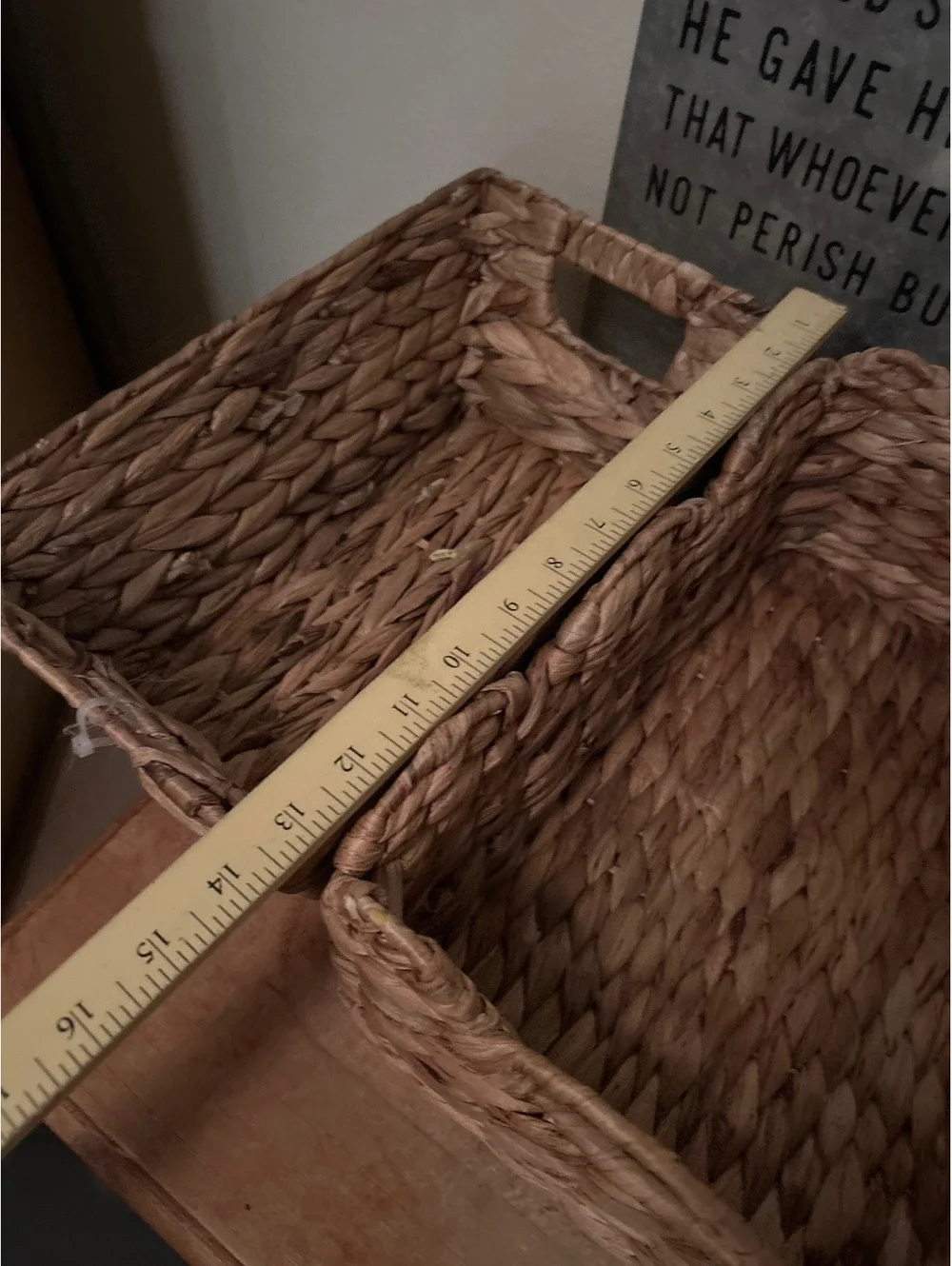 Handwoven Natural Water Hyacinth Storage Baskets Set of 2